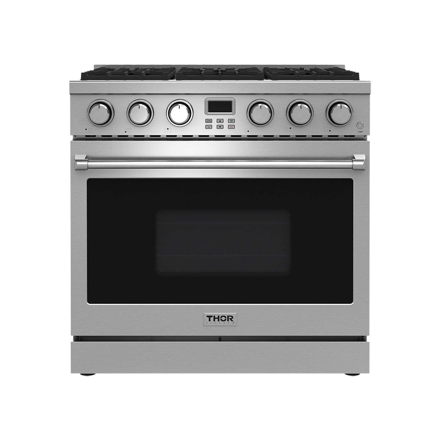 36 Inch Contemporary Professional Gas Range in Stainless Steel - Thor Kitchen