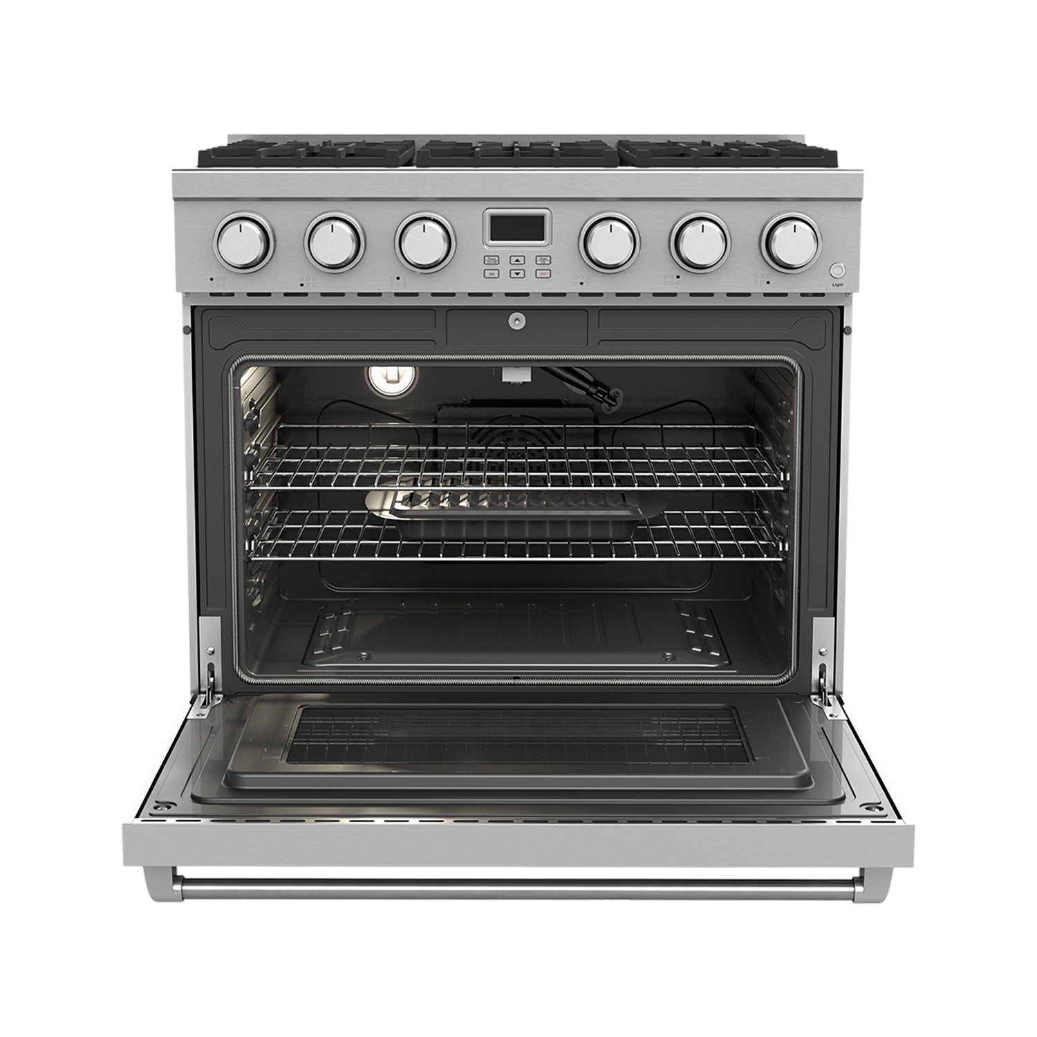 36 Inch Contemporary Professional Gas Range in Stainless Steel - Thor Kitchen