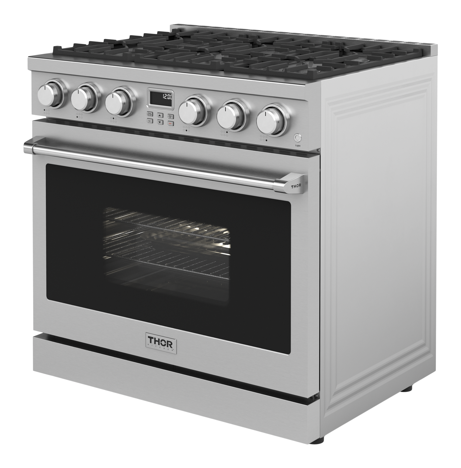 Thor Kitchen 36-Inch Contemporary Professional Gas Range - Model ARG36-R (Renewed)