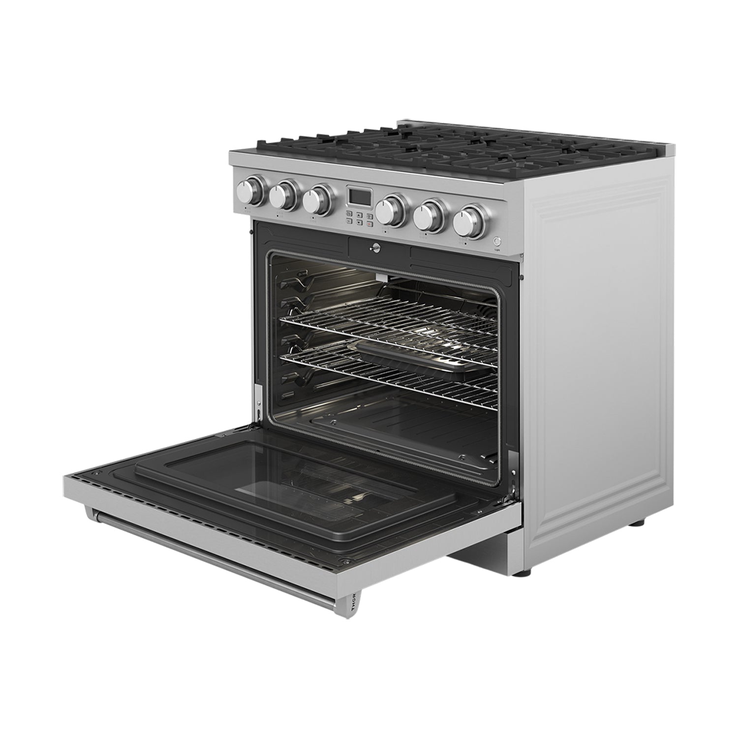 36 Inch Contemporary Professional Gas Range in Stainless Steel - Thor Kitchen