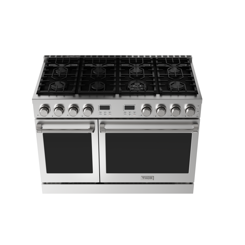 THOR Kitchen 48-Inch Gas Range – Contemporary Professional – ARG48-R (Renewed)
