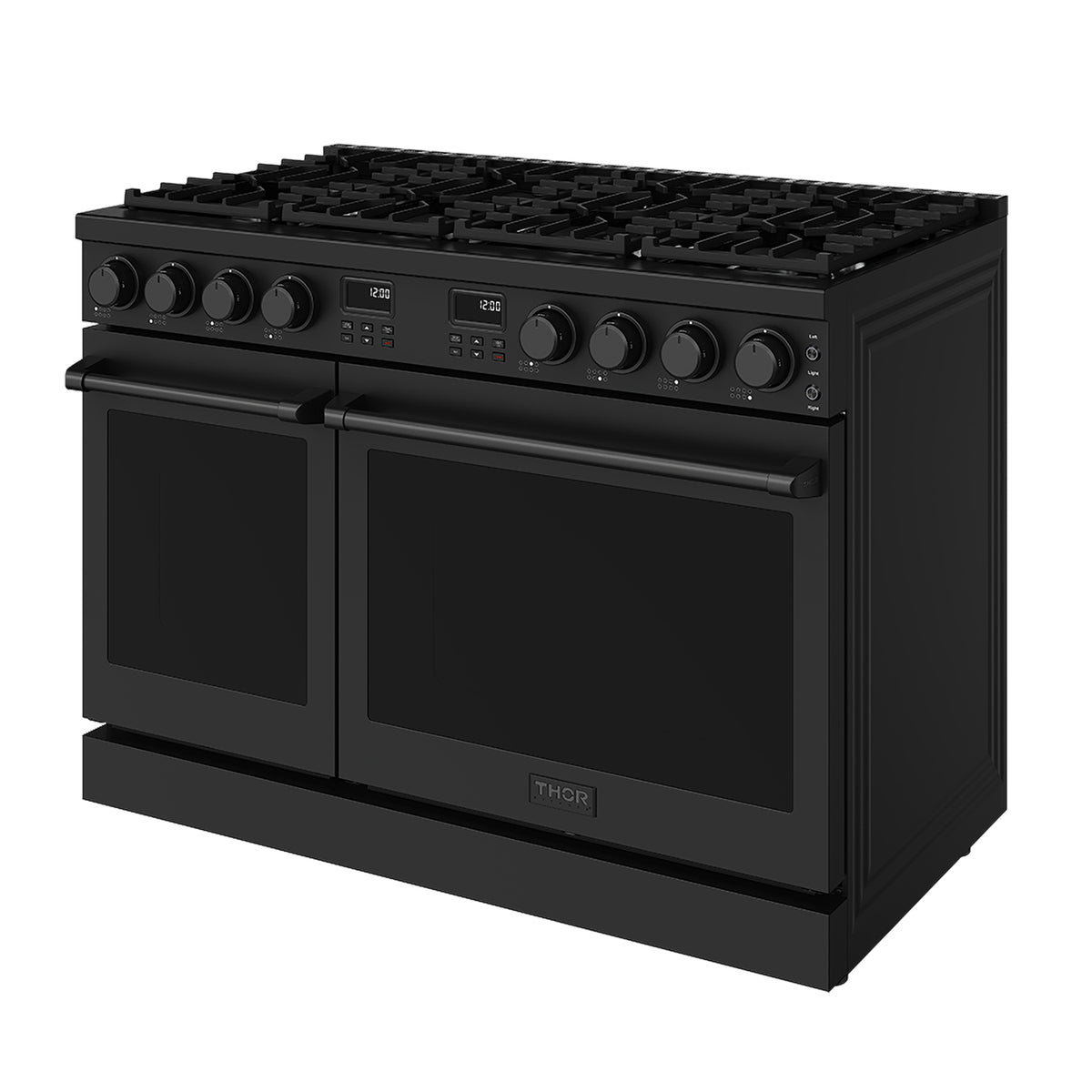 48 Inch Contemporary Professional Liquid Propane Range in Black