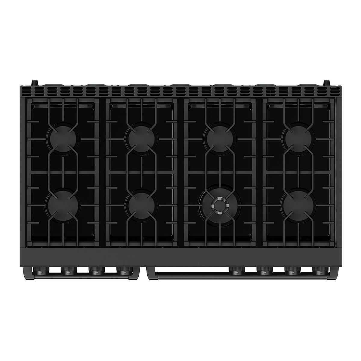 48 Inch Contemporary Professional Liquid Propane Range in Black