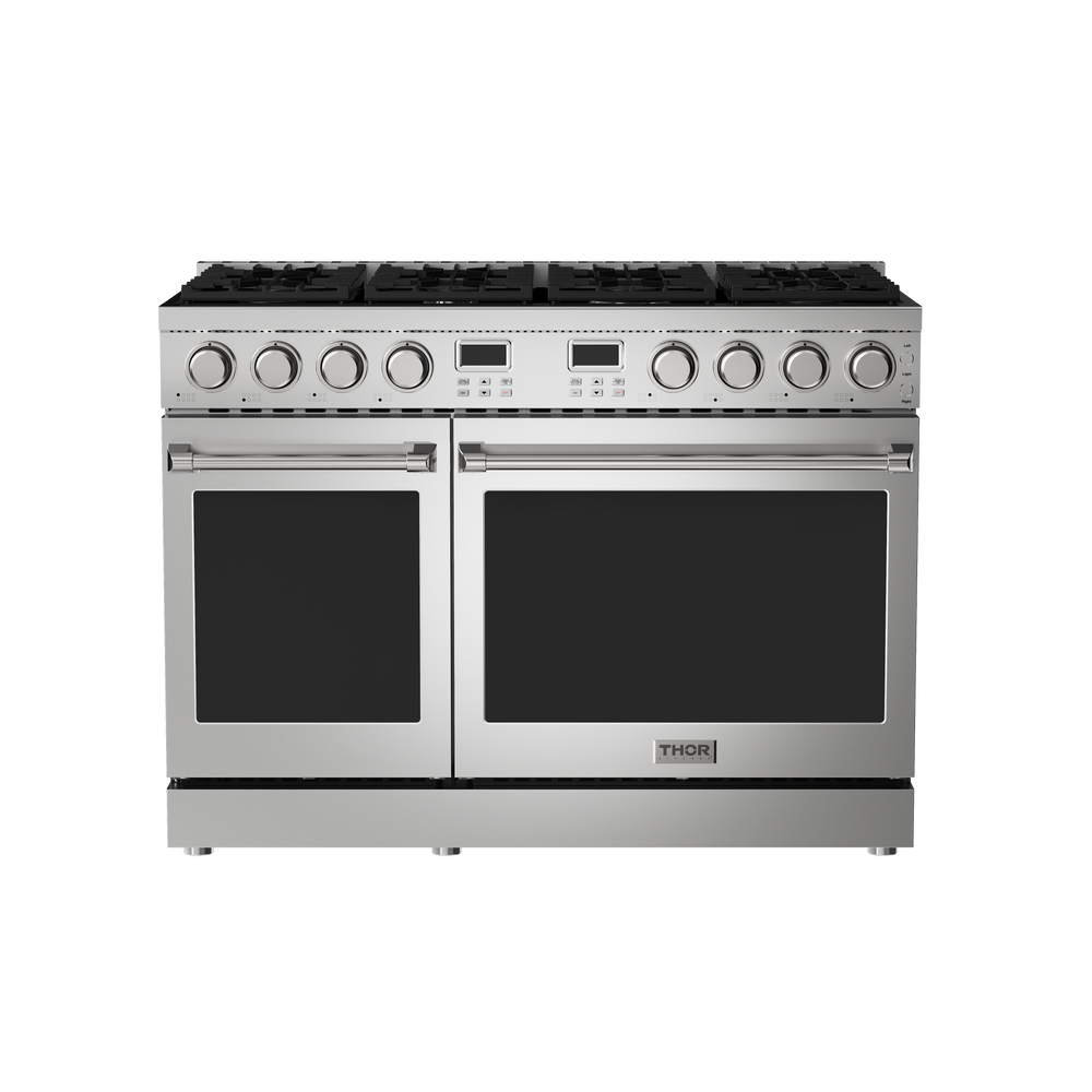 Buy 48 Inch Contemporary Professional Stainless Steel Dual Oven Gas ...