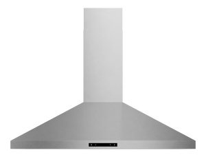 36 Inch Contemporary Wall Mount Pyramid Shape Range Hood