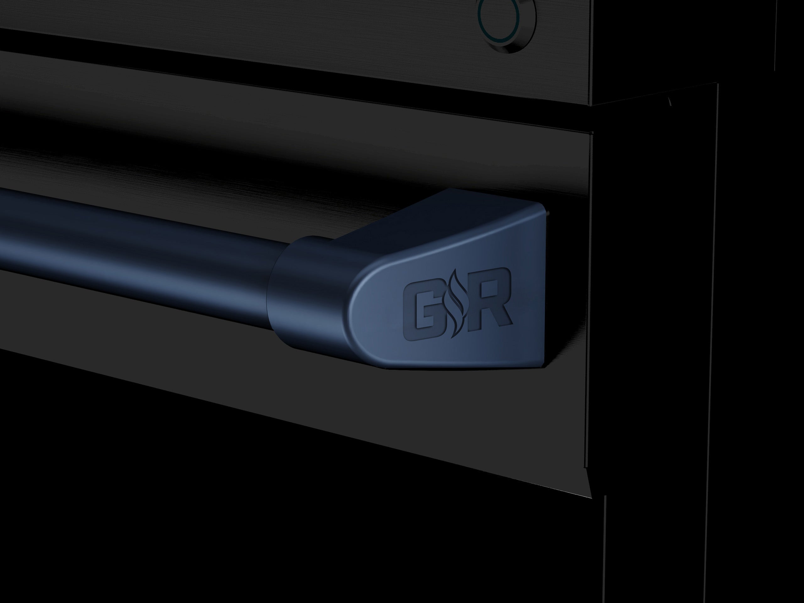 48 Inch Professional Gas Range with Pro-Style Knobs in Black/Blue | Gordon Ramsay Series