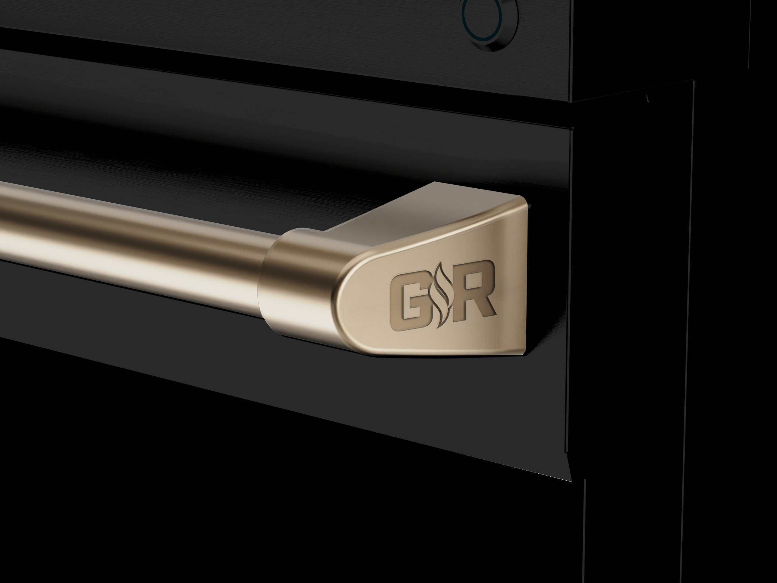 48 Inch Professional LP Range with Pro-Style Knobs in Black/Bronze | Gordon Ramsay Series