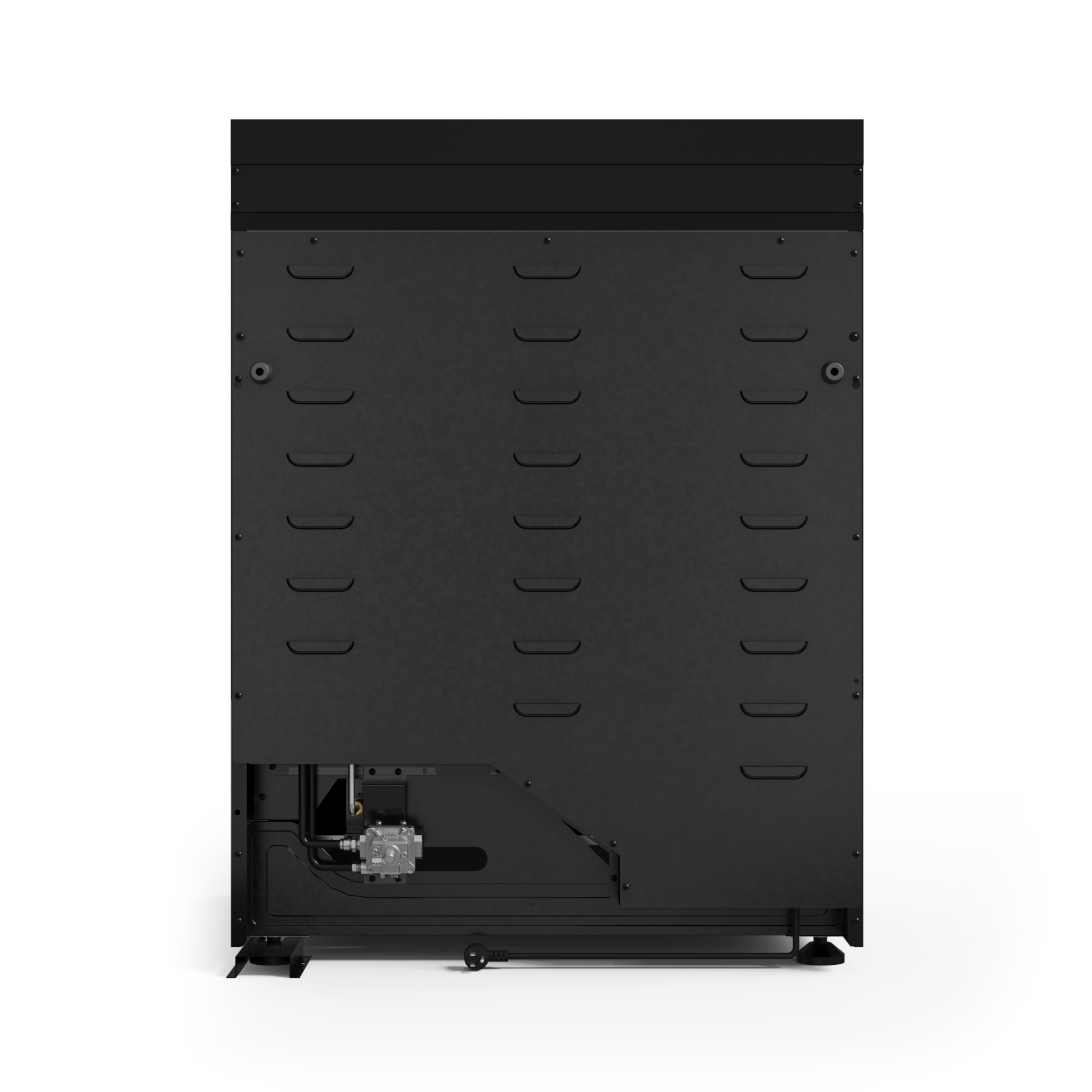 30 Inch Professional Gas Range with Tilt Panel Touch Control in Matte Black/Stainless Steel | Gordon Ramsay Series - RSG30B-SS