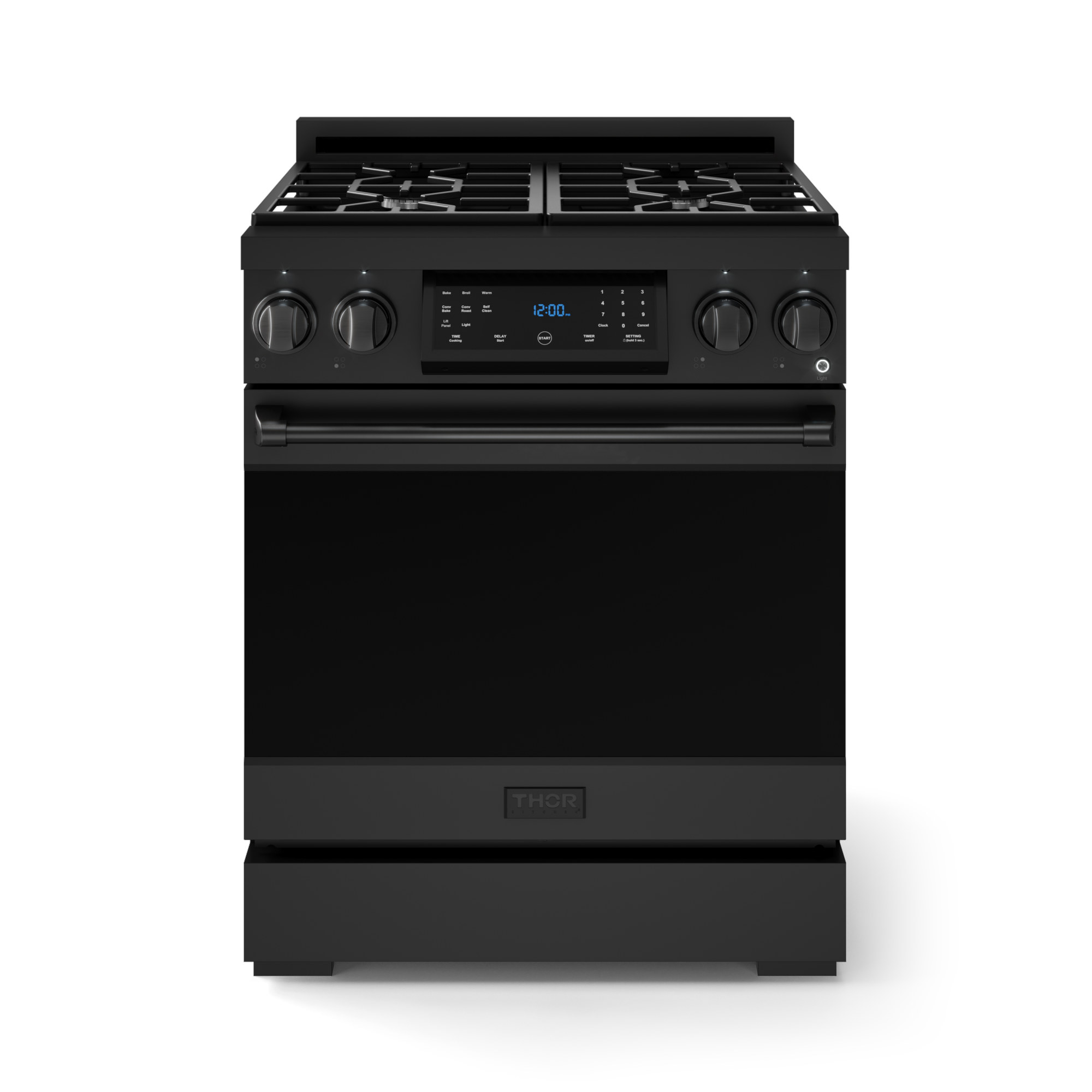 30 Inch Professional Gas Range with Tilt Panel Touch Control in Stainless Steel | Gordon Ramsay Series - RSG30