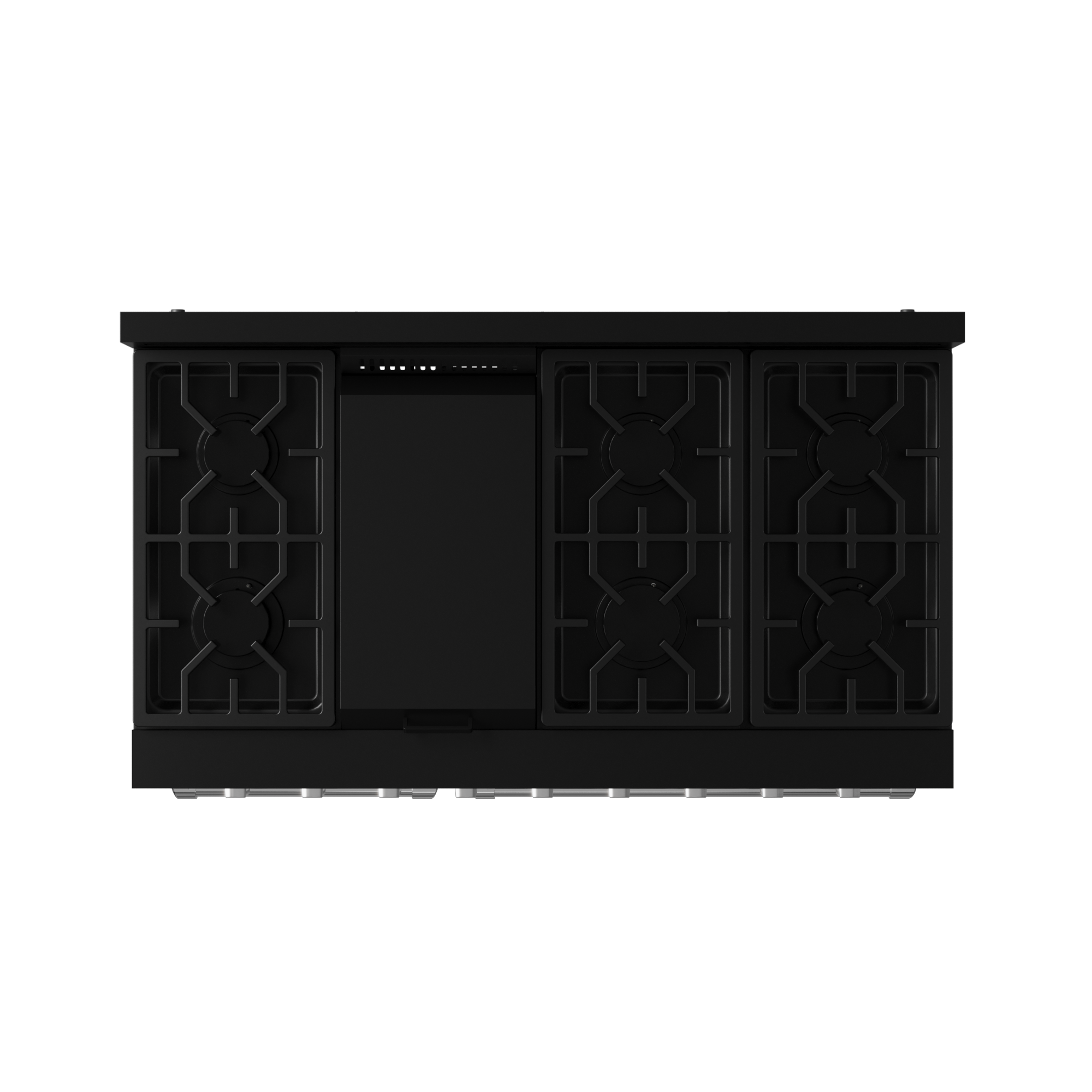 48 Inch Professional Gas Range with Pro-Style Knobs in Black/Stainless Steel | Gordon Ramsay Series - RSG48EB-SS