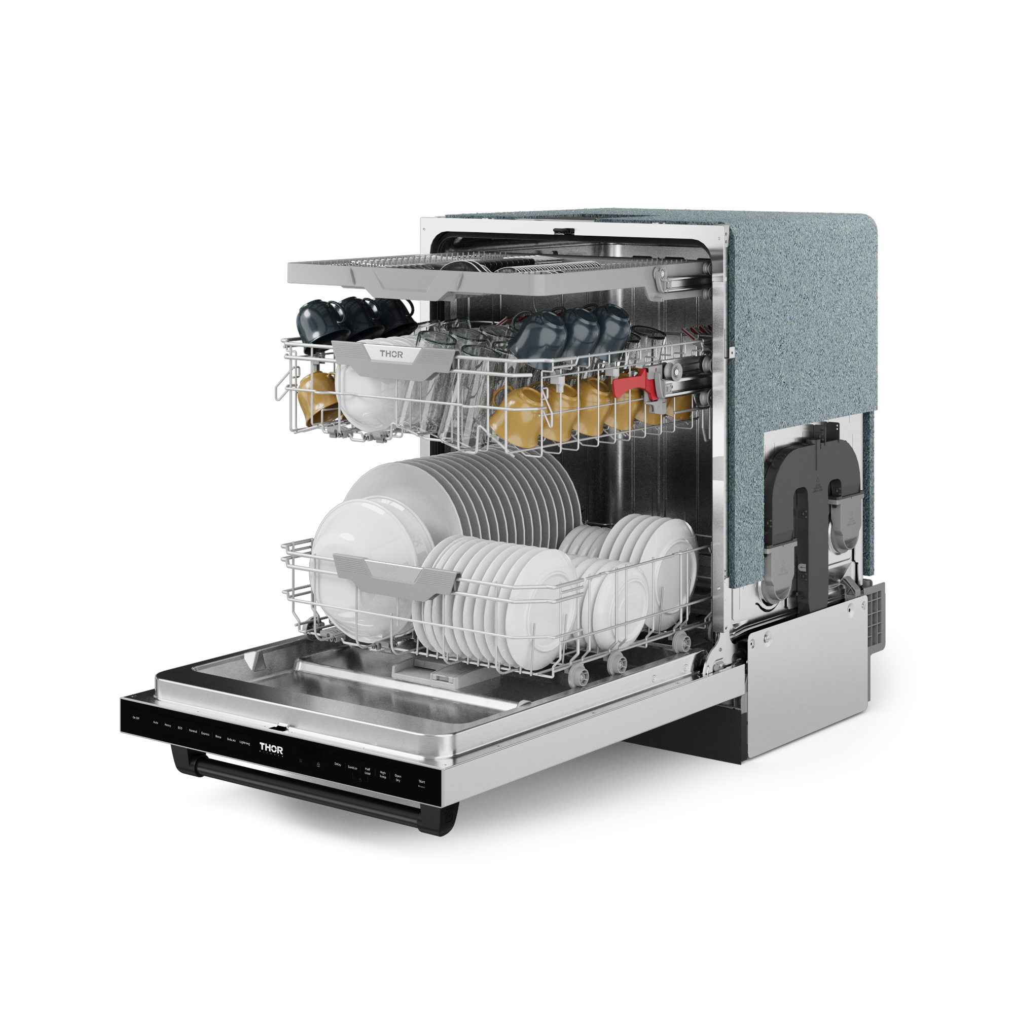 24 Inch Dishwasher Stainless Steel/Black | Gordon Ramsay Series - DW24X8BA99-BLK