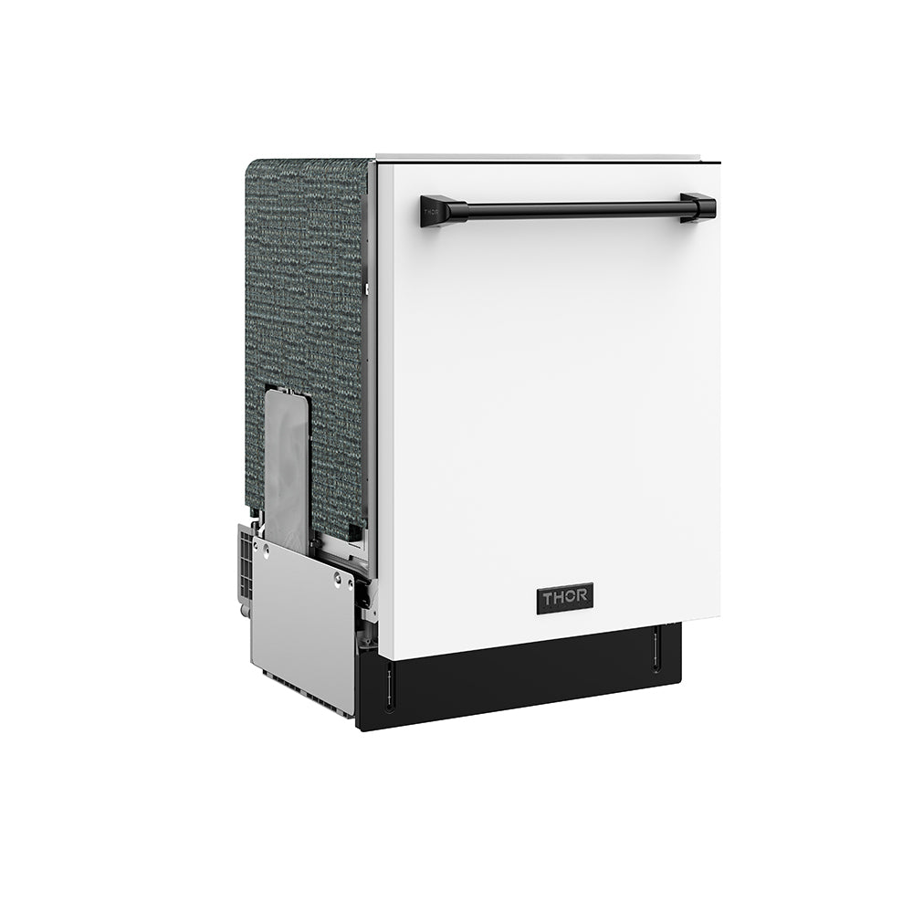 24 Inch Dishwasher in White and Black | Gordon Ramsay Series