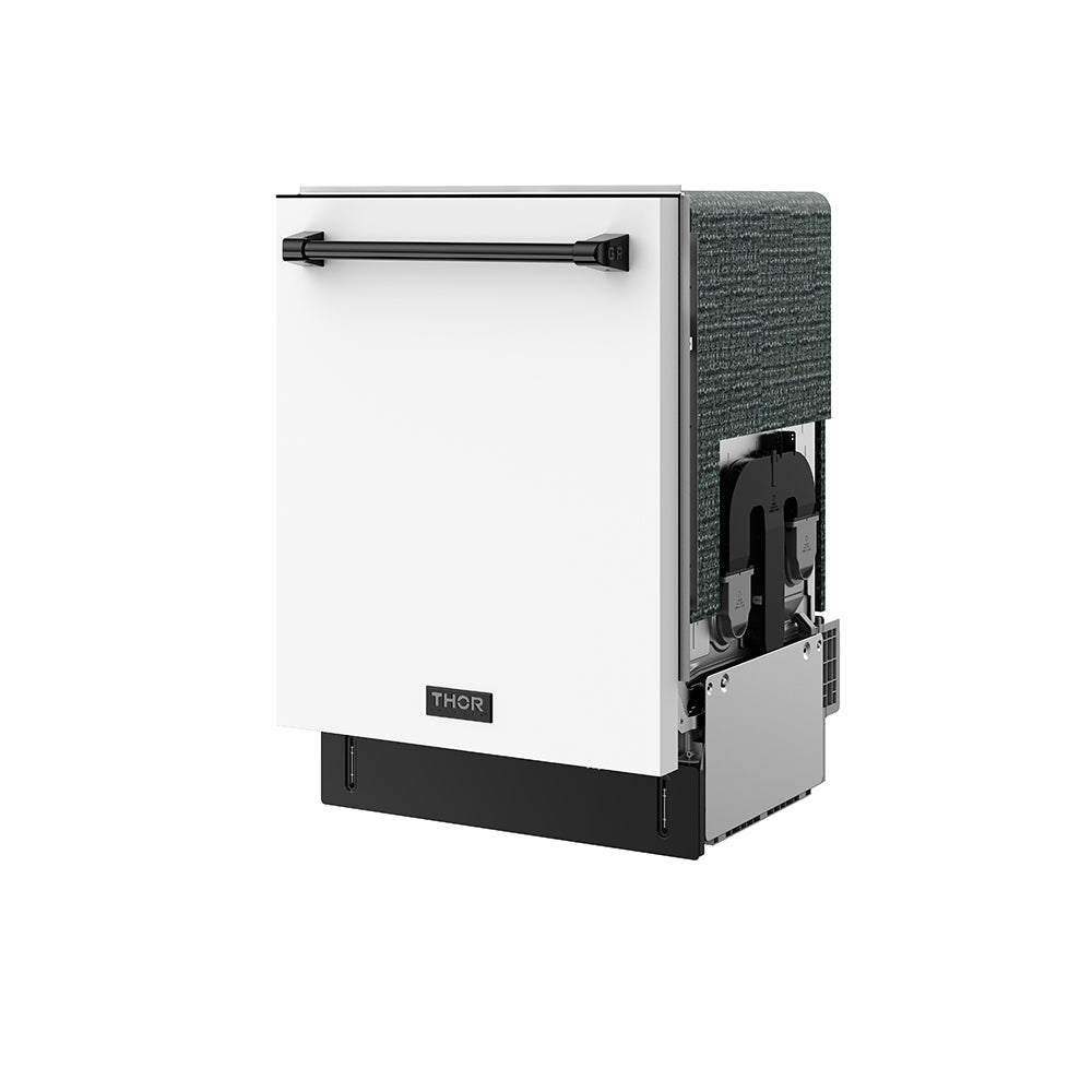 24 Inch Dishwasher in White and Black | Gordon Ramsay Series