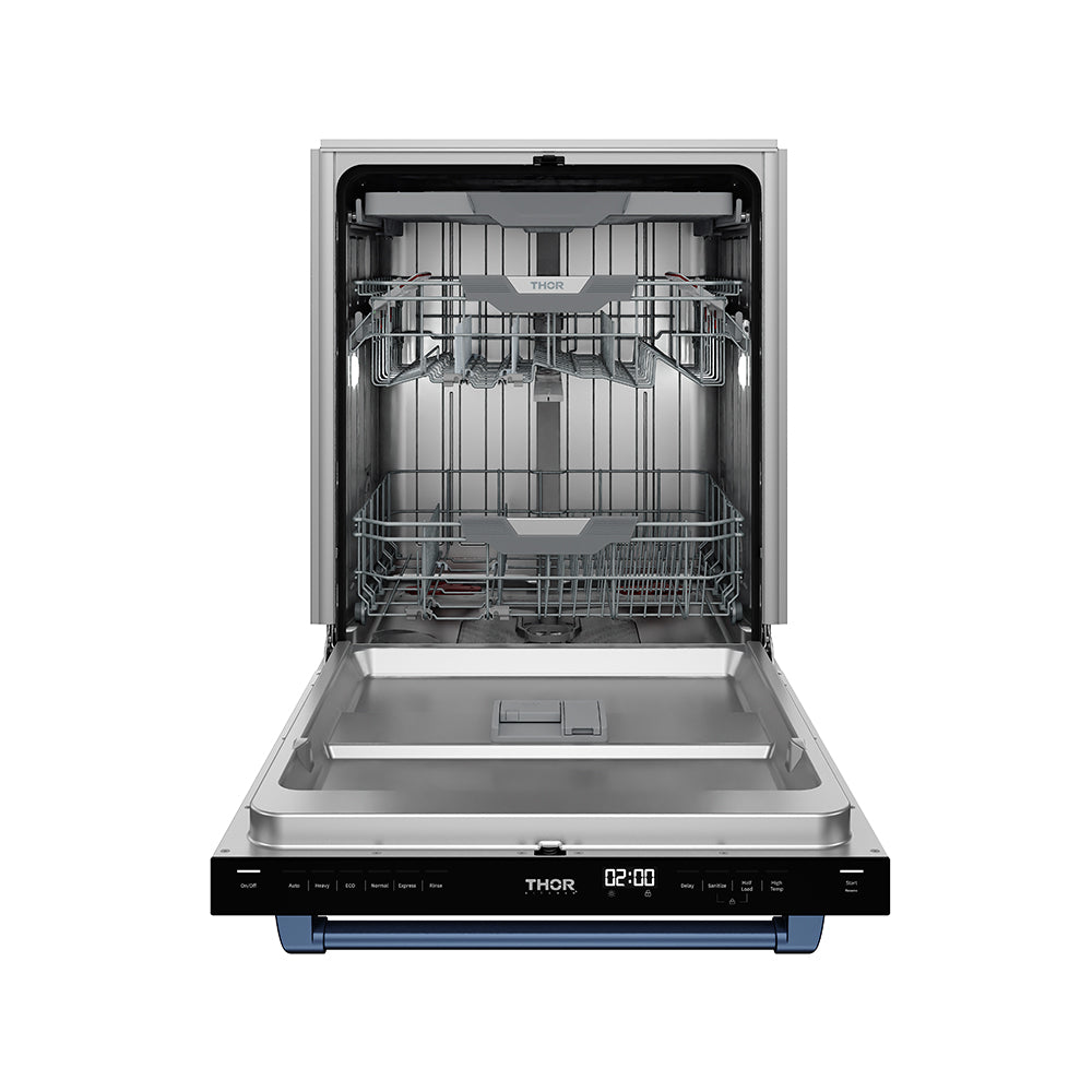 24 Inch Dishwasher in White and Blue | Gordon Ramsay Series