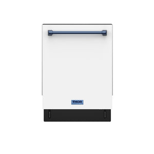 24 Inch Dishwasher in White and Blue | Gordon Ramsay Series
