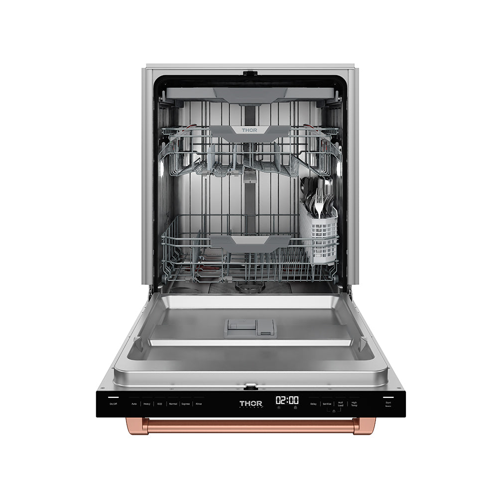 24 Inch Dishwasher in White and Rose Gold | Gordon Ramsay Series