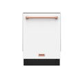 24 Inch Dishwasher in White and Rose Gold | Gordon Ramsay Series