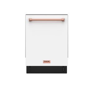24 Inch Dishwasher in White and Rose Gold | Gordon Ramsay Series
