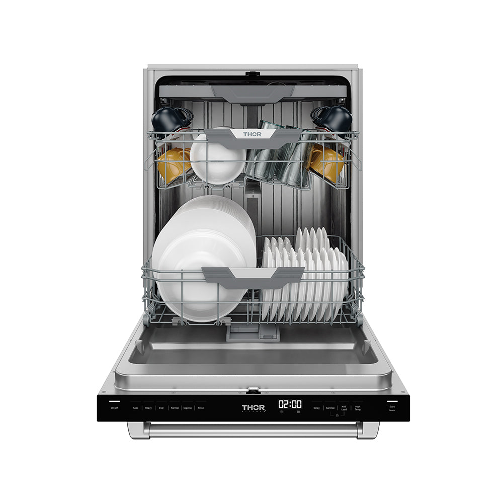 24 Inch Dishwasher in White and Staintless Steel | Gordon Ramsay Series