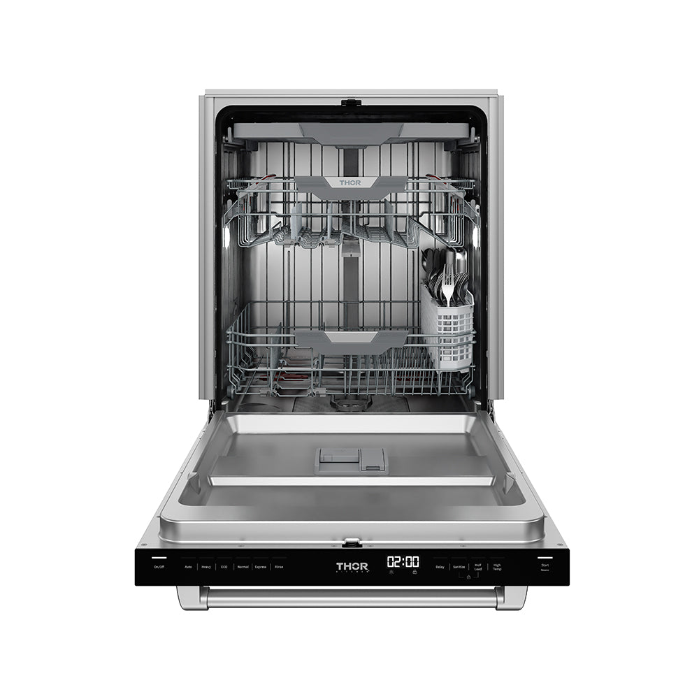 24 Inch Dishwasher in White and Staintless Steel | Gordon Ramsay Series
