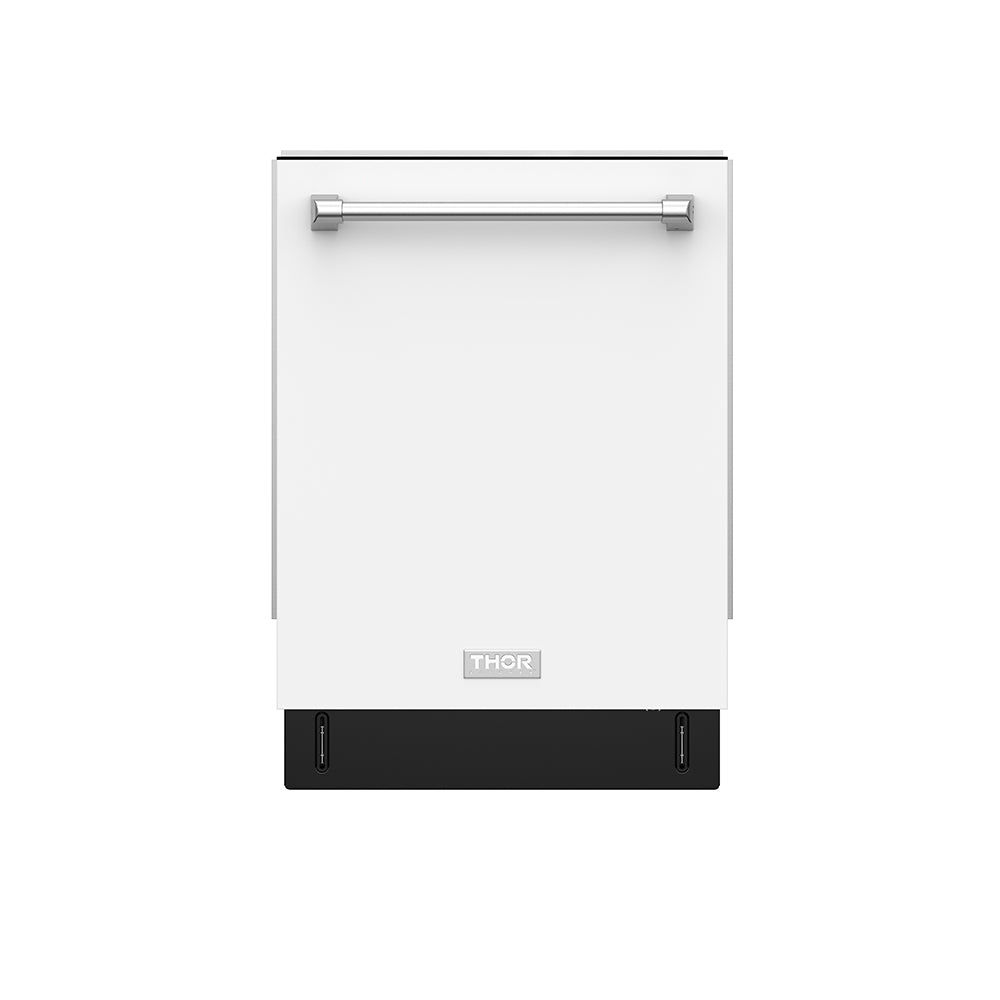 24 Inch Dishwasher in White and Staintless Steel | Gordon Ramsay Series