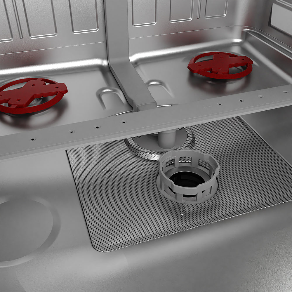 24 Inch Dishwasher in White and Staintless Steel | Gordon Ramsay Series