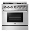 THOR Kitchen 36-Inch Dual Fuel Range - Professional - HRD3606U