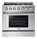 THOR Kitchen 36-Inch Professional Gas Range - HRG3618U