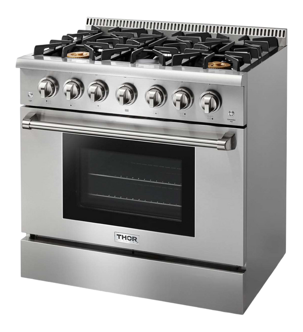 Buy 36 Inch Stainless Steel (Liquid Propane) LP Range & Stove ...