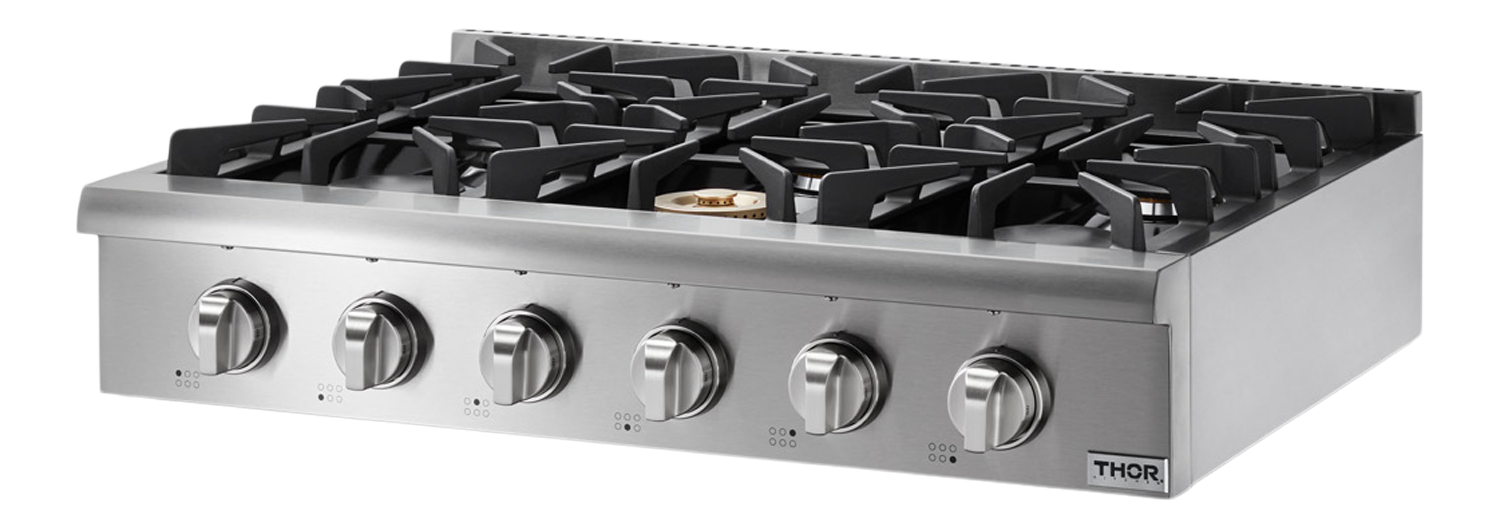 Thor Kitchen 36-Inch Professional Gas Rangetop - Model HRT3618U-R (Renewed)