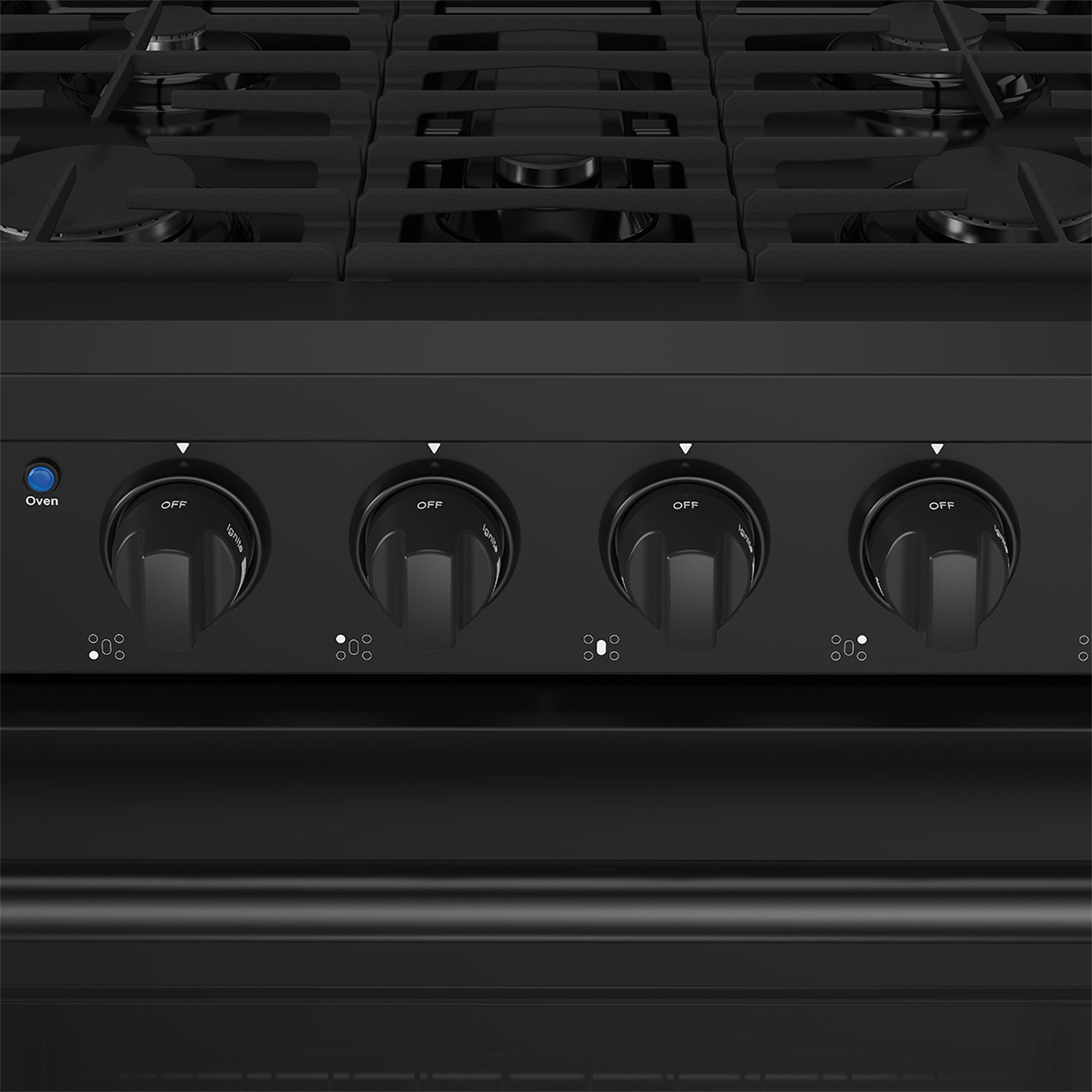 30 Inch Professional Liquid Propane Range in Black