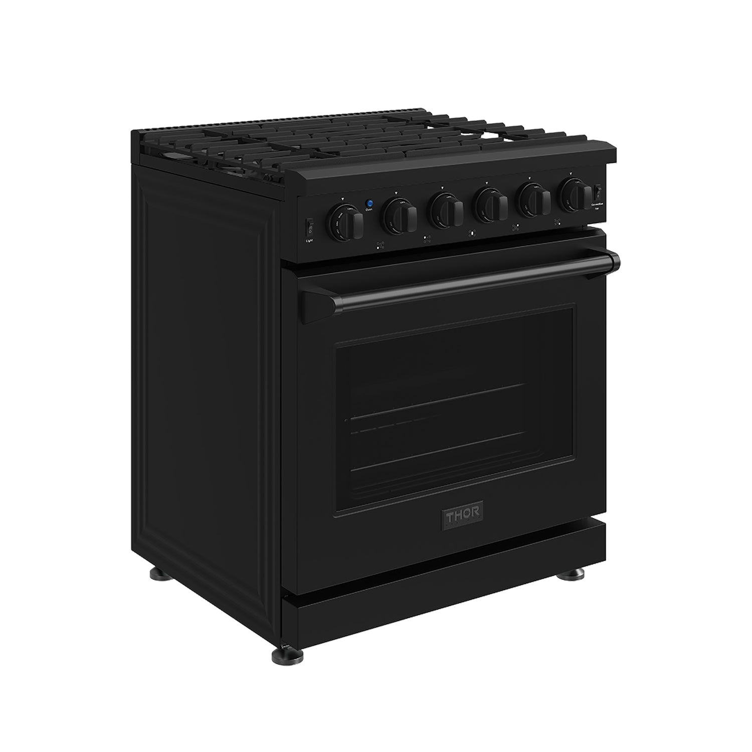 30 Inch Professional Liquid Propane Range in Black
