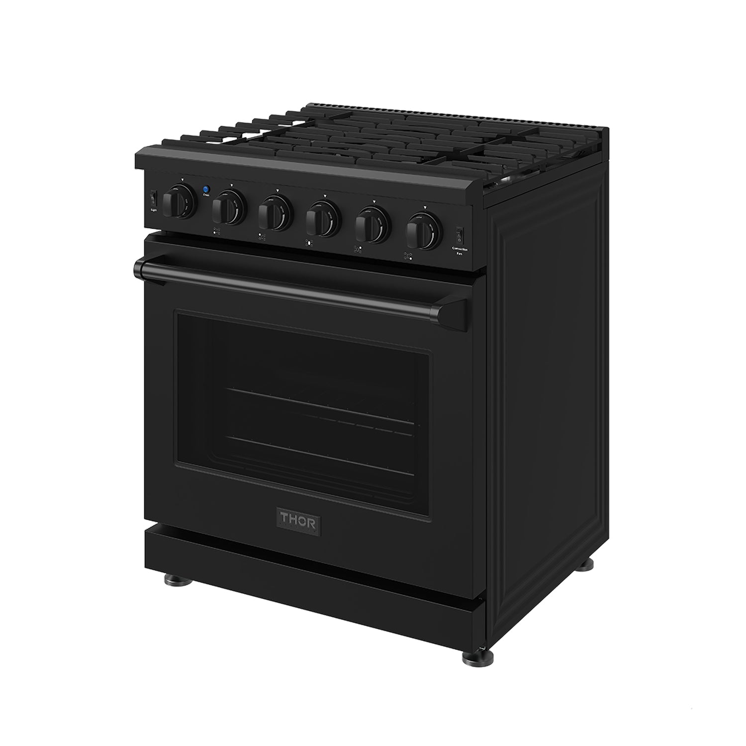 30 Inch Professional Liquid Propane Range in Black