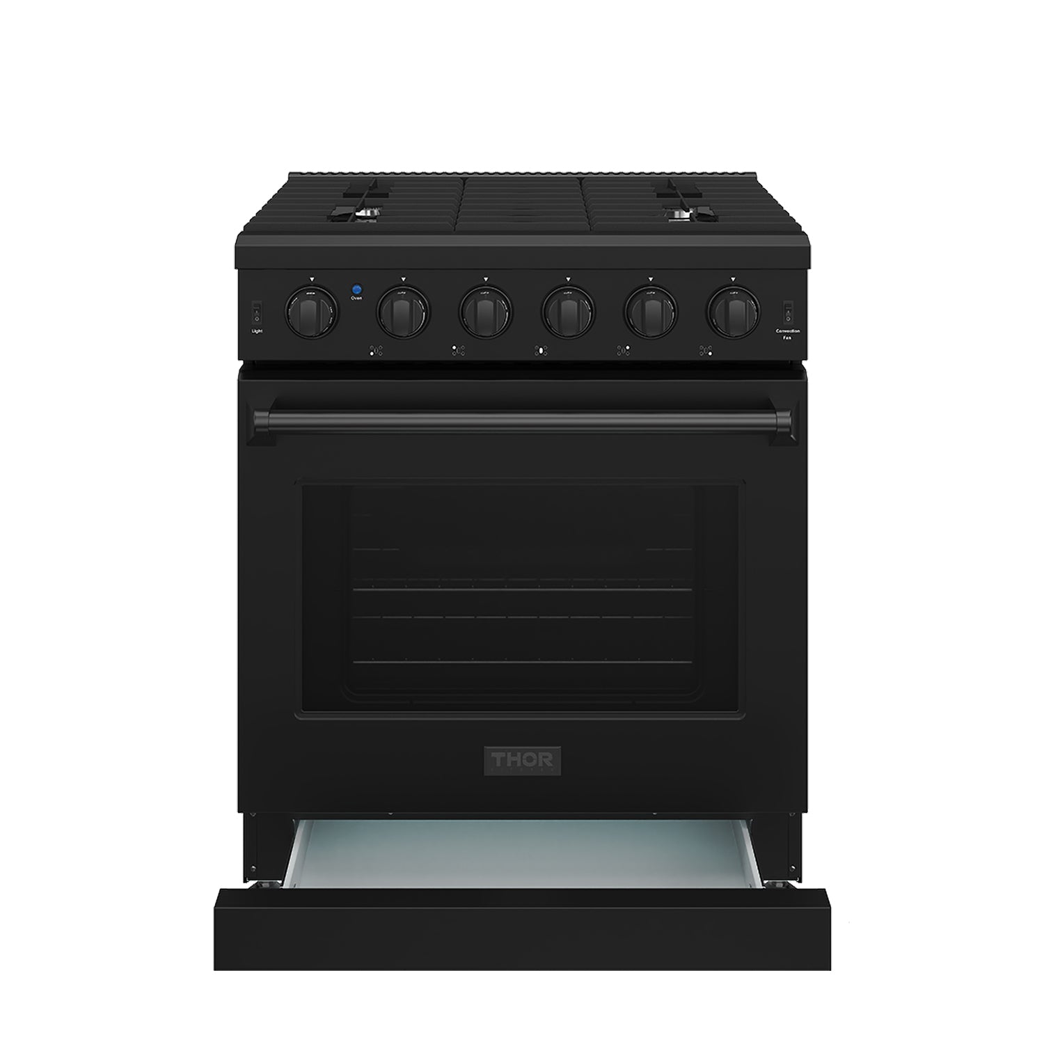 30 Inch Professional Liquid Propane Range in Black