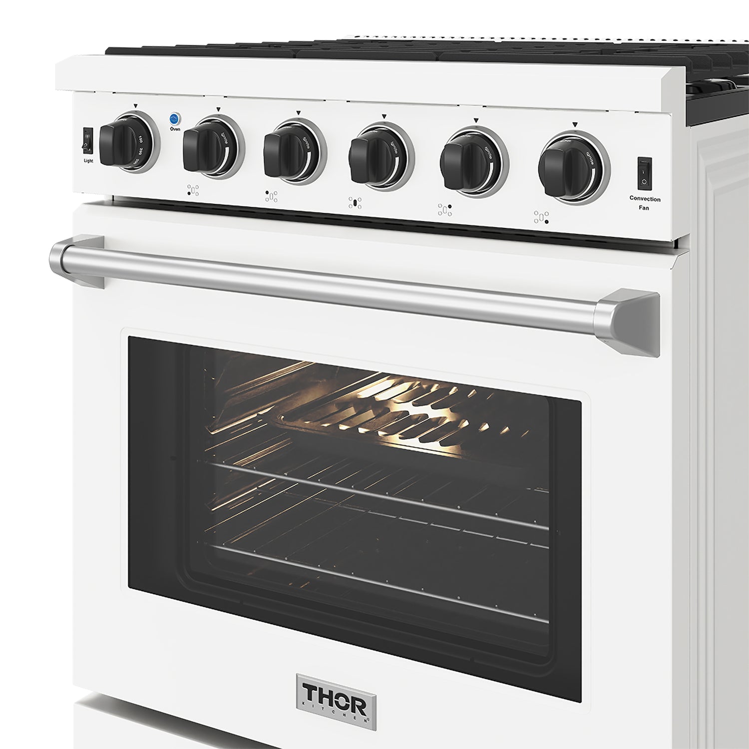 30 Inch Professional Liquid Propane Range in White