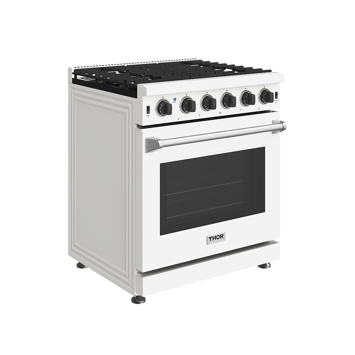 30 Inch Professional Liquid Propane Range in White