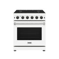 30 Inch Professional Liquid Propane Range in White