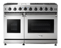 48 Inch Gas Range, 6 Burner Griddle Double Oven – Thor Kitchen