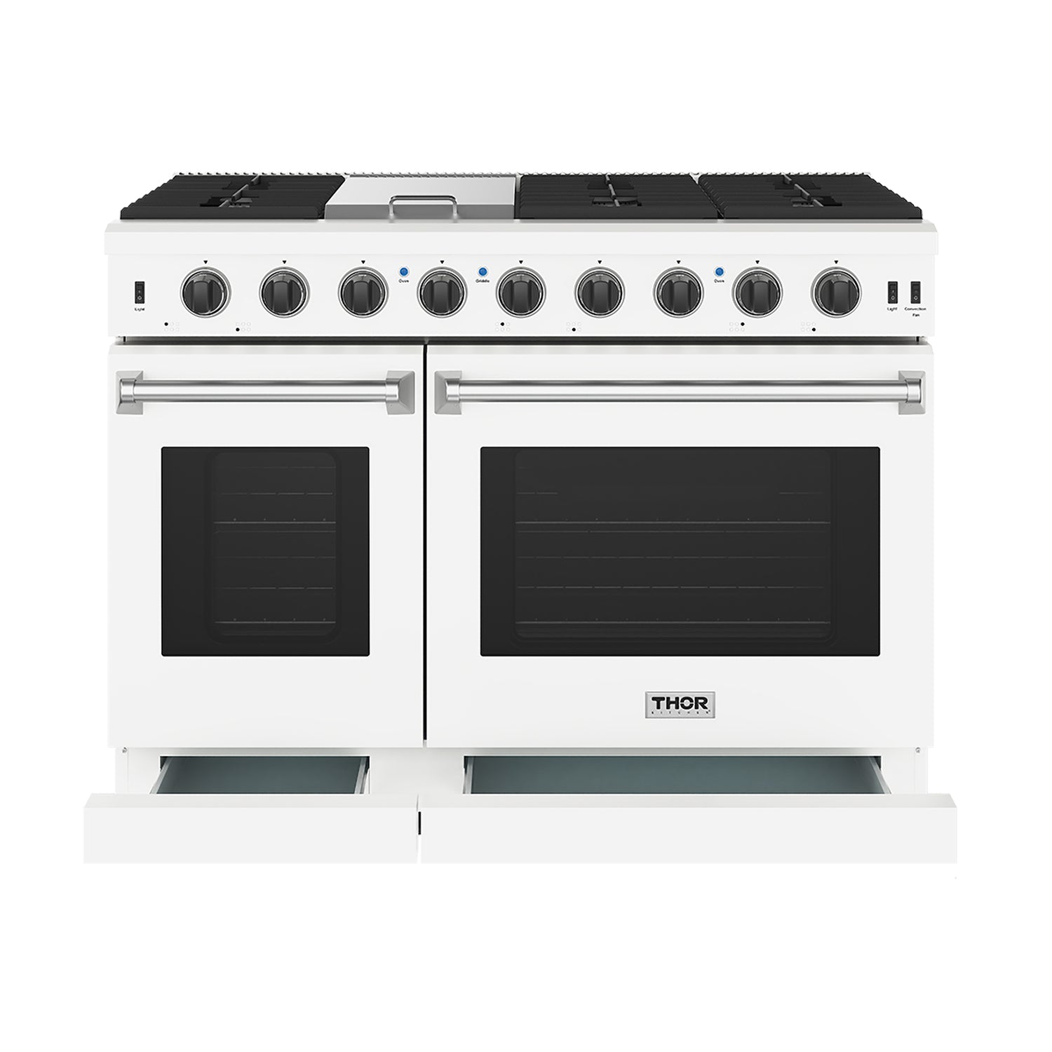 48 Inch Professional Liquid Propane Range in White