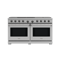 60 Inch Liquid Propane Range, 8 Burner Double Oven - THOR Kitchen