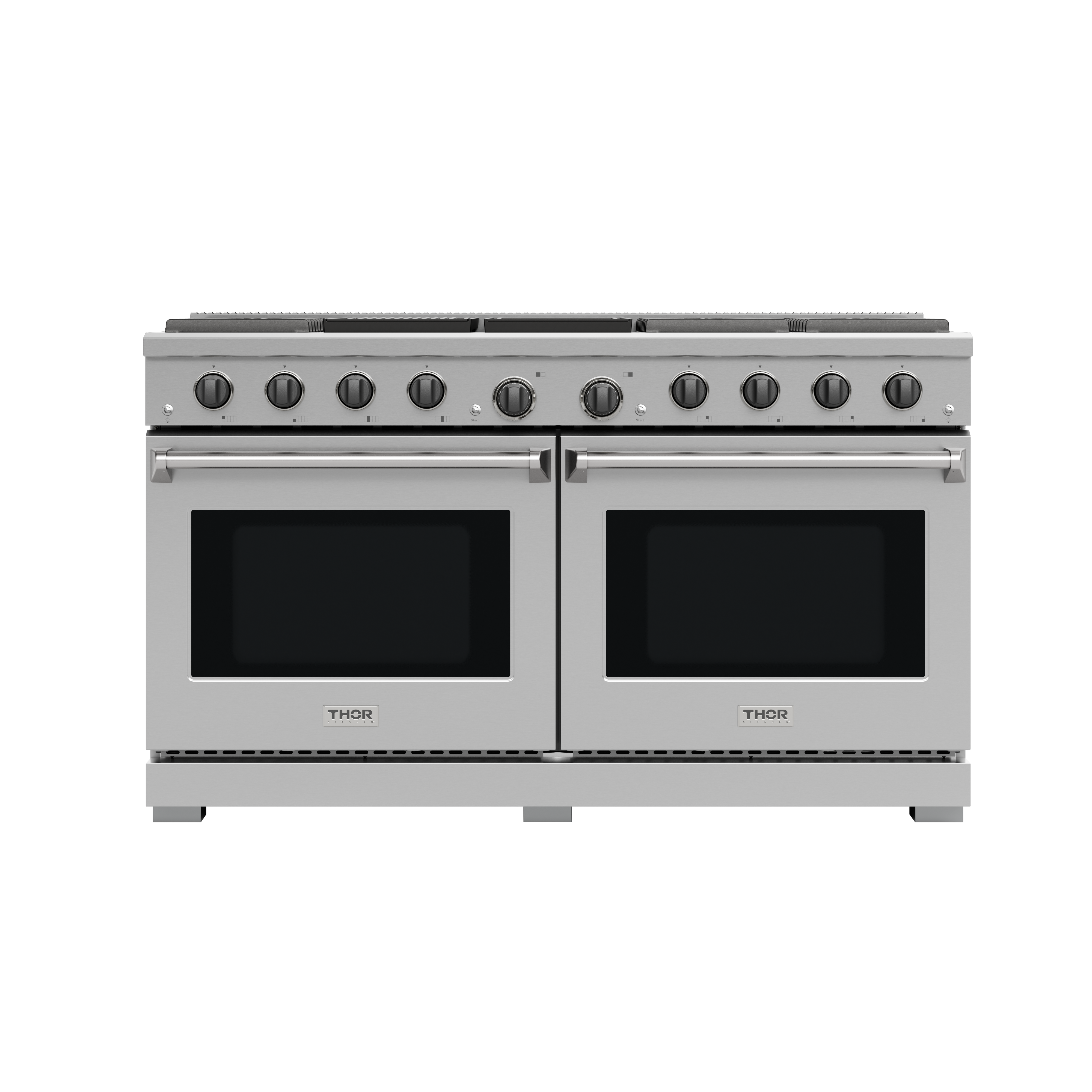 60 Inch Freestanding Dual Oven Gas Range | 8 Burner Gas Stove 60 Inch Freestanding Dual Oven Gas Range | 8 Burner Gas Stove