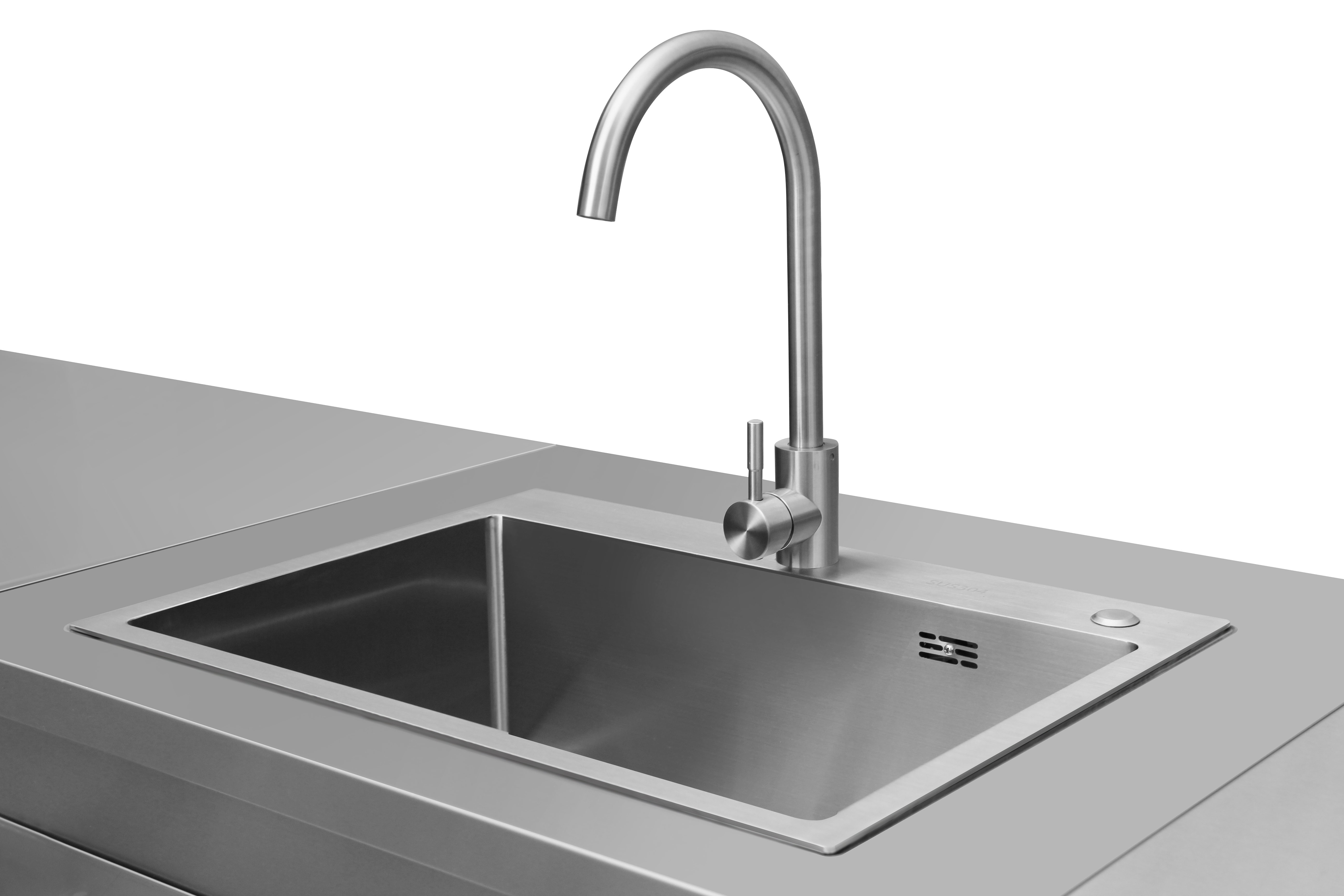 Thor Kitchen Outdoor Kitchen Sink Cabinet in Stainless Steel - Model MK01SS304