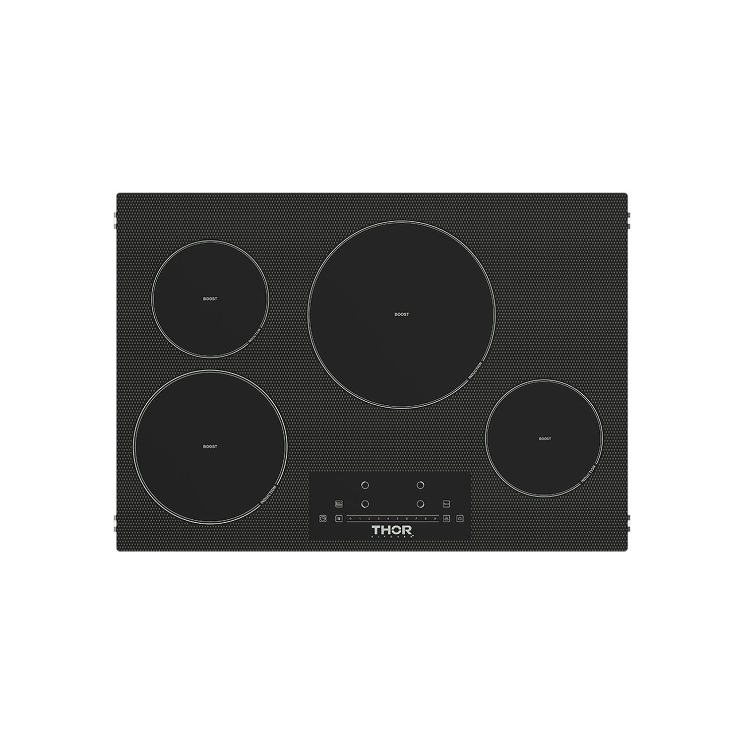 30 Inch 4-Element Induction Cooktop in Black with Touch Controls
