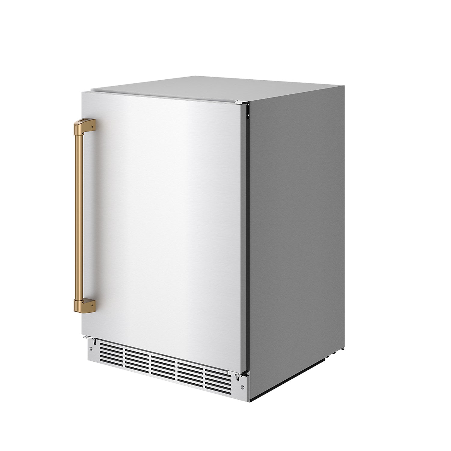 Gordon Ramsay Collection 24 Inch Outdoor Undercounter Beverage Cooler in Stainless Steel/Bronze