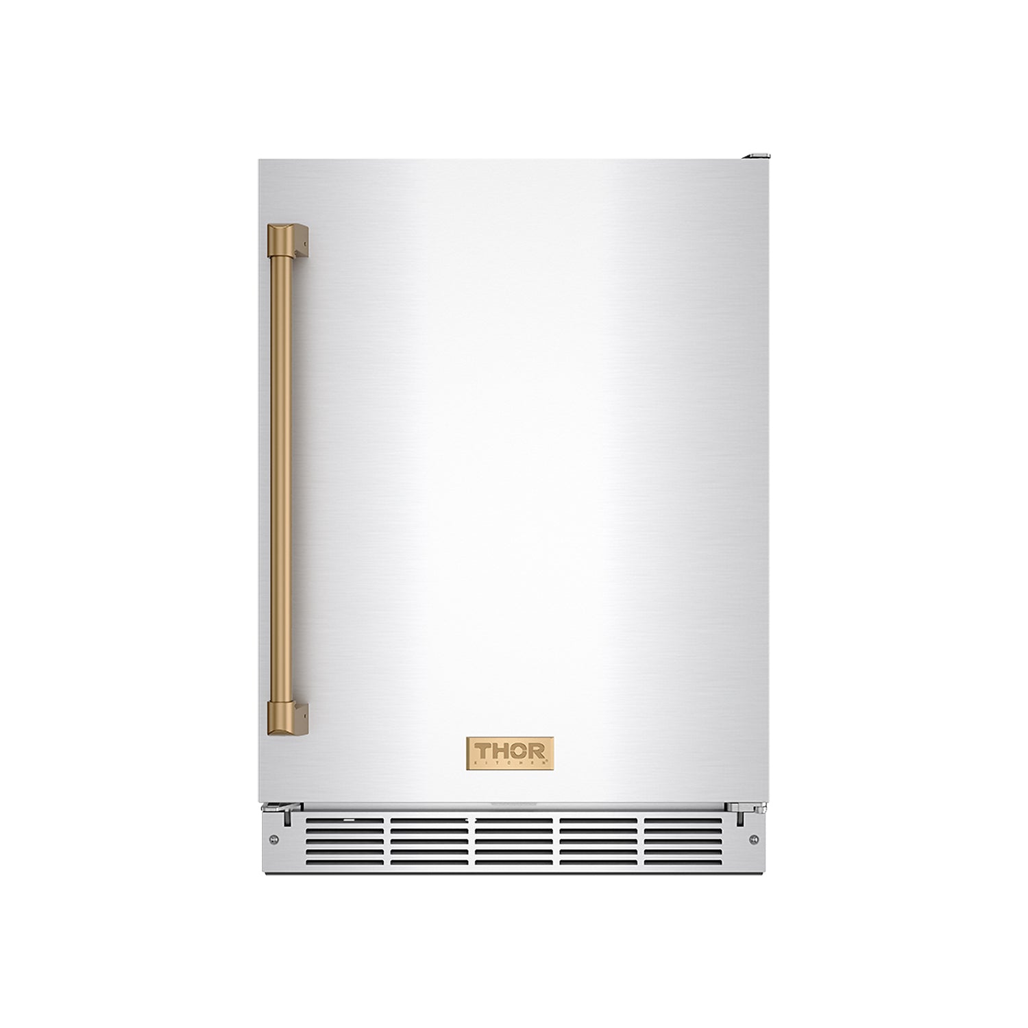 Gordon Ramsay Collection 24 Inch Outdoor Undercounter Beverage Cooler in Stainless Steel/Bronze