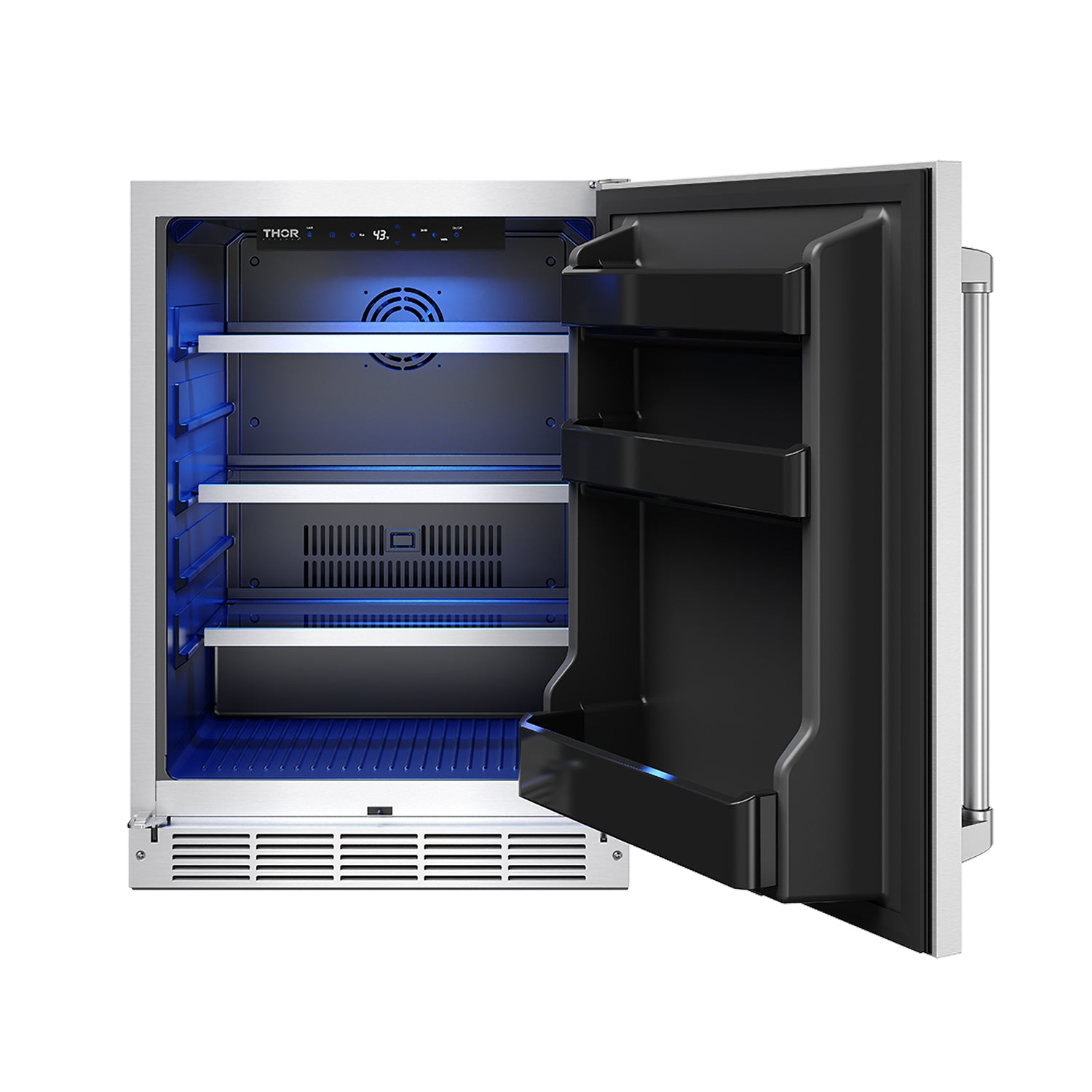 Gordon Ramsay Collection 24 Inch Outdoor Undercounter Beverage Cooler in Stainless Steel