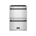 24 Inch Undercounter Built-In or Freestanding Drawer Refrigerator – Stainless Steel/Black | Gordon Ramsay Series