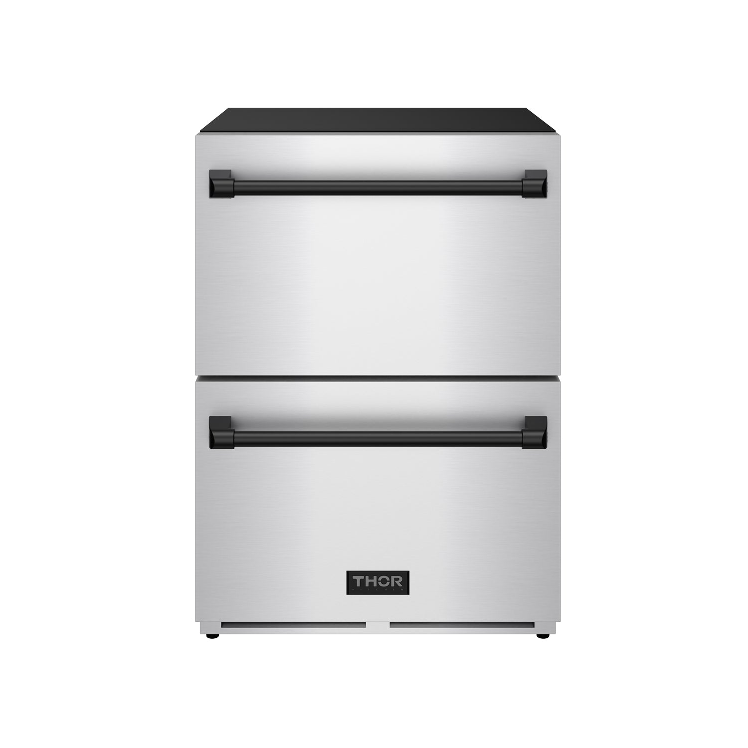 24" Undercounter Built-In or Freestanding Drawer Refrigerator – Stainless Steel/Black | Gordon Ramsay Series