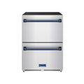 24 Inch Undercounter Built-In or Freestanding Drawer Refrigerator – Stainless Steel/Blue | Gordon Ramsay Series