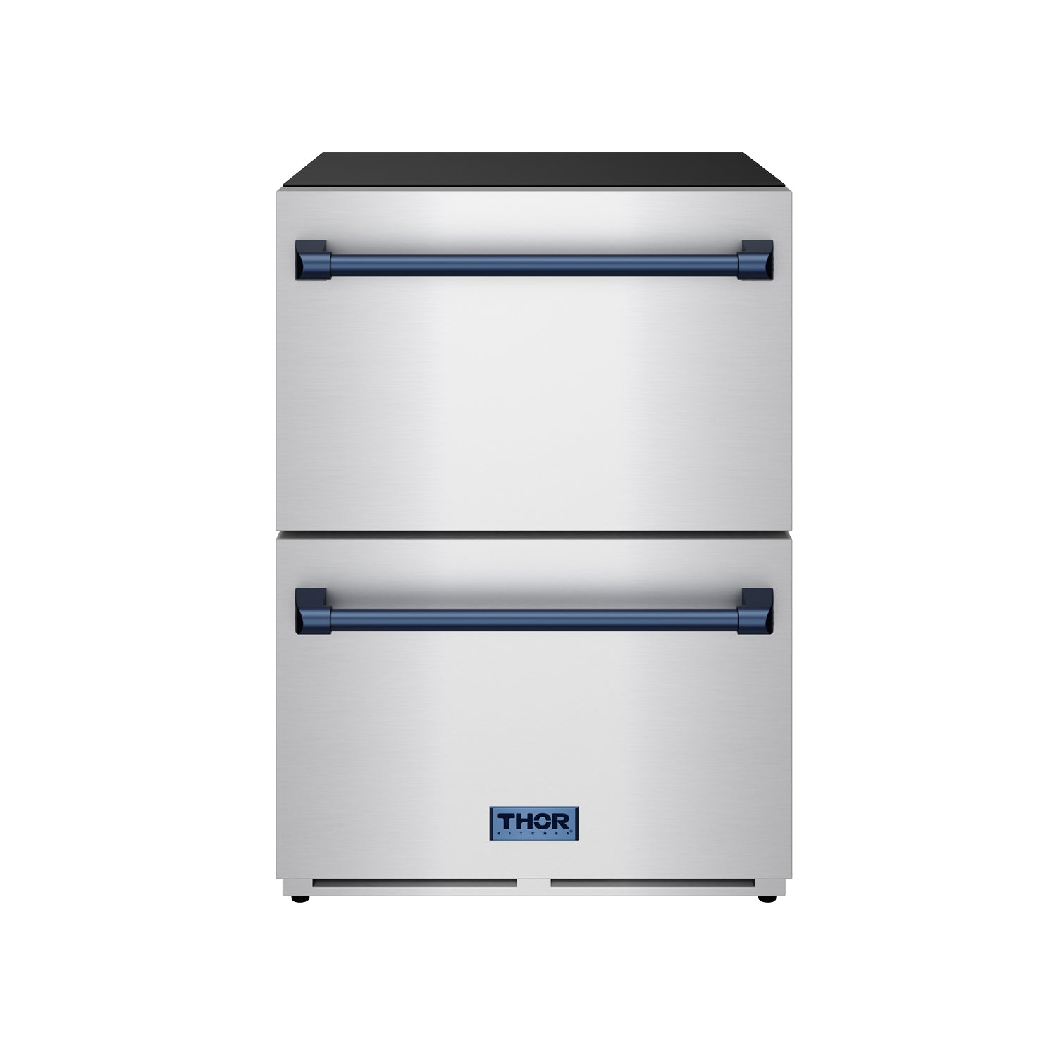 24" Undercounter Built-In or Freestanding Drawer Refrigerator – Stainless Steel/Blue | Gordon Ramsay Series